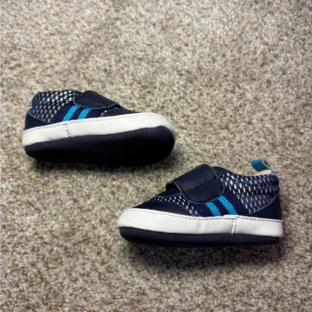 ROBEEZ First Kicks boys shoes Finn Navy 0-3 months first walkers